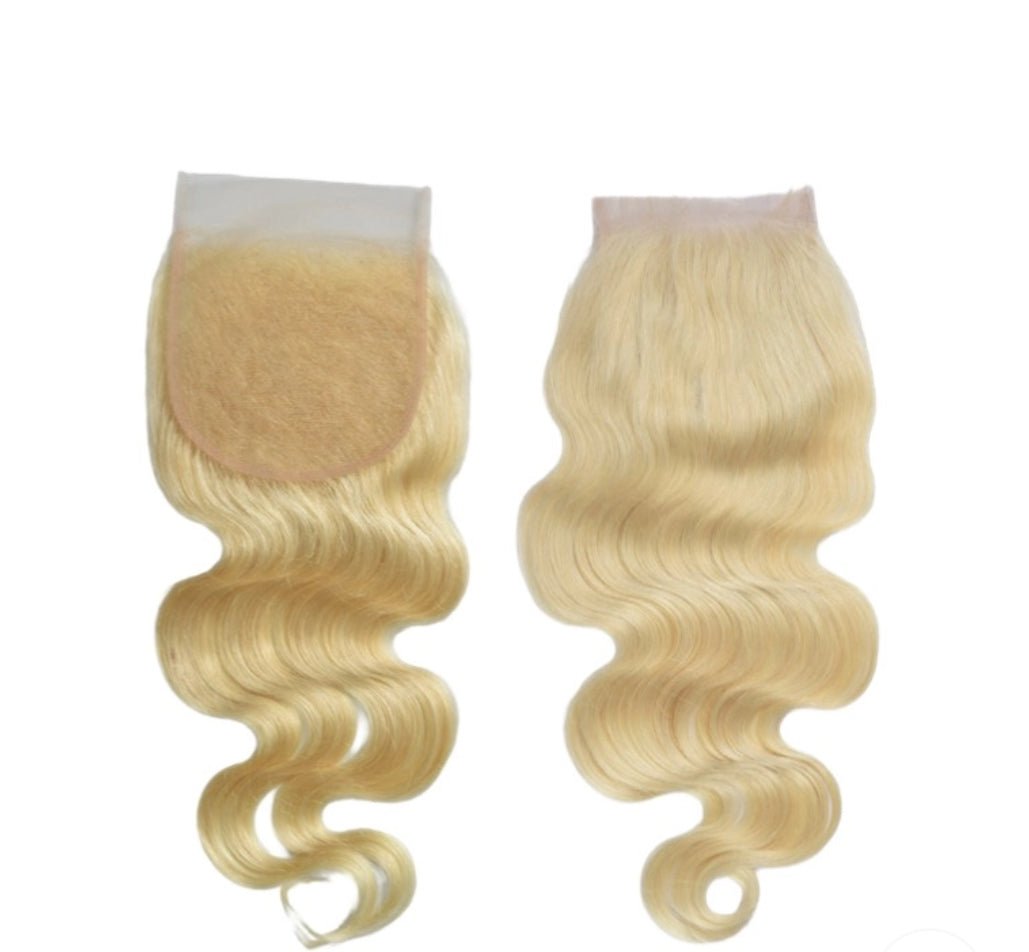 5x5 HD #613 Blonde Closure  Mermaid Virgin Hair    