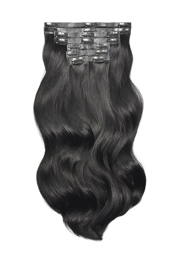 Wavy Seamless Clip-IN Hair Extensions Mermaid Virgin Hair